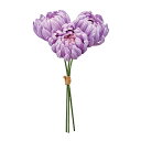 【公式】東京堂 MAGIQ 造花 花材 グレイスマムピック ラベンダー アーティフィシャルフラワー マム 菊 FM000273-011【高品質 アートフラワー】