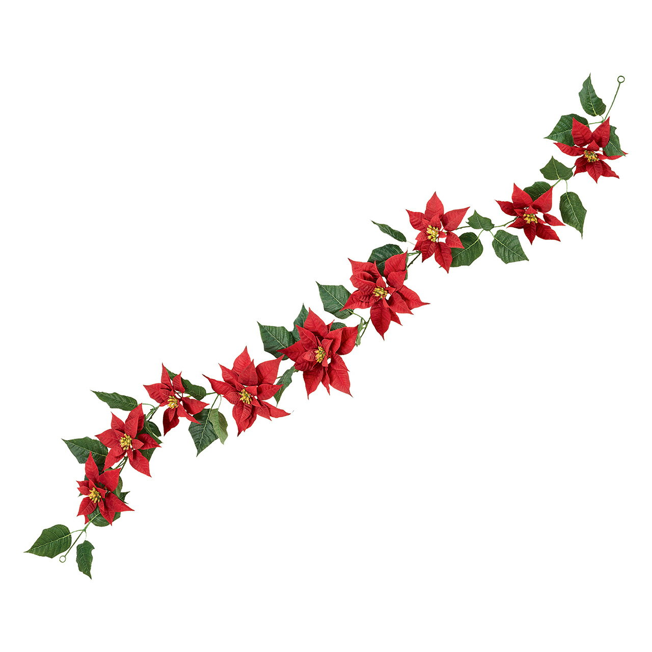 【東京堂 公式】MAGIQ 造花 アーティフィシャルフラワー マティスポインセチアガーランド レッド RED FX301601【造花 花材 冬 クリスマス 高品質 アートフラワー】