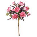 【東京堂 公式】造花 アーティフィシャルフラワー ミルラナンブーケ ピンク FM003022-002 PINK