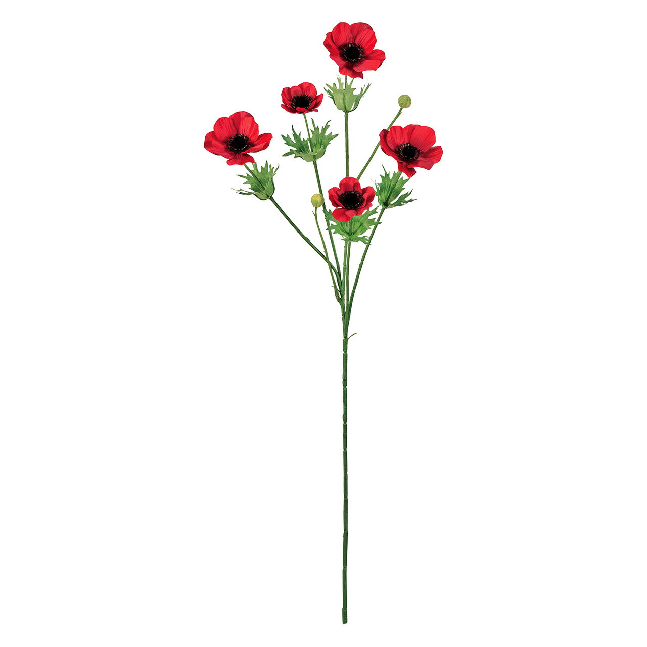 【東京堂 公式】MAGIQ 造花 アーティフィシャルフラワー ブリーズアネモネスプレー レッド #3 RED FM004186-003