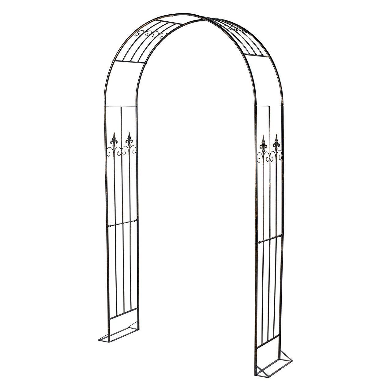【東京堂 公式】ディスプレイ什器 アイアンアーチ ゴールドブラッシュ BLACK/ GOLDBLUSH GB001007