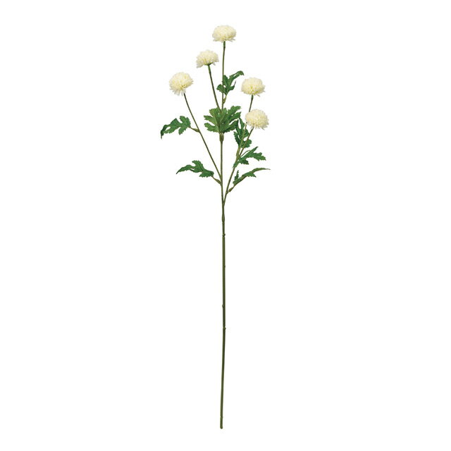 【公式】東京堂 MAGIQ 造花 花材 ガーデンマム クリームホワイト アーティフィシャルフラワー マム 菊 FM302525-001 ReCO サステナブル【高品質 アートフラワー】