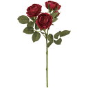 【公式】東京堂 MAGIQ 造花 花材 メリンダローズ ダークレッド アーティフィシャルフラワー バラ FM009087-028 【高品質 アートフラワー】