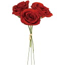 【公式】東京堂 MAGIQ 造花 花材 プリティカローズピック レッド アーティフィシャルフラワー バラ FM008659-003 【高品質 アートフラワー】