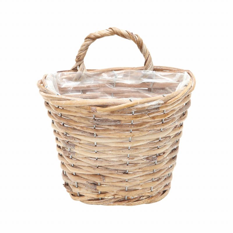 【東京堂 公式】ビスケット・ハーフ バスケット かご 花器 ベース ND045563