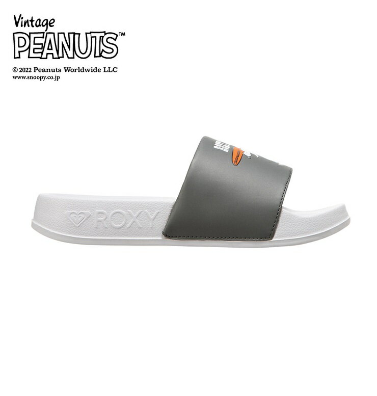 ロキシー サンダルROXY VINTAGE PEANUTS サンダル PEANUTS SLIPPY RSD222512 WCHシャワーサンダル リゾートサンダル ビーチサンダル トングサンダル スポサン スポーツサンダル レディース 海 砂浜 おしゃれ サンダル