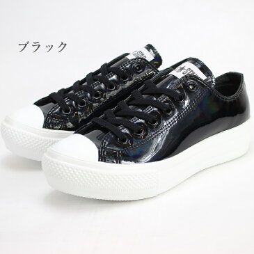 コンバース オールスター ライト PLTS ホログラム OX シルバー ブラックCONVERSE ALL STAR LIGHT PLTS HOLOGRAM OX 31303740 31303741
