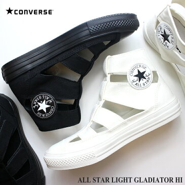 コンバース スニーカーコンバース オールスター ライト グラディエーター HI ブラック ホワイトCONVERSE ALL STAR LIGHT GLADIATOR HI31304180 31304181