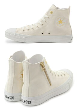 コンバース スニーカーコンバース オールスター　ゴールドジップ 2 HI ホワイトCONVERSE ALL STAR GOLDZIP 2 HI 31301532210 1SC269