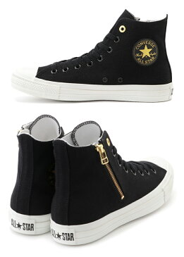 コンバース スニーカーコンバース オールスター　ゴールドジップ 2 HI ブラックCONVERSE ALL STAR GOLDZIP 2 HI 31301532210 1SC270