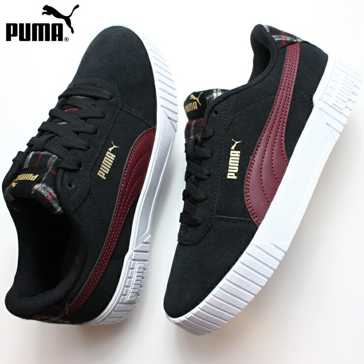 プーマ スニーカー レディースプーマ キャリーナ 2.0 タータン 385853-01チェック柄 スニーカーのサムネイル