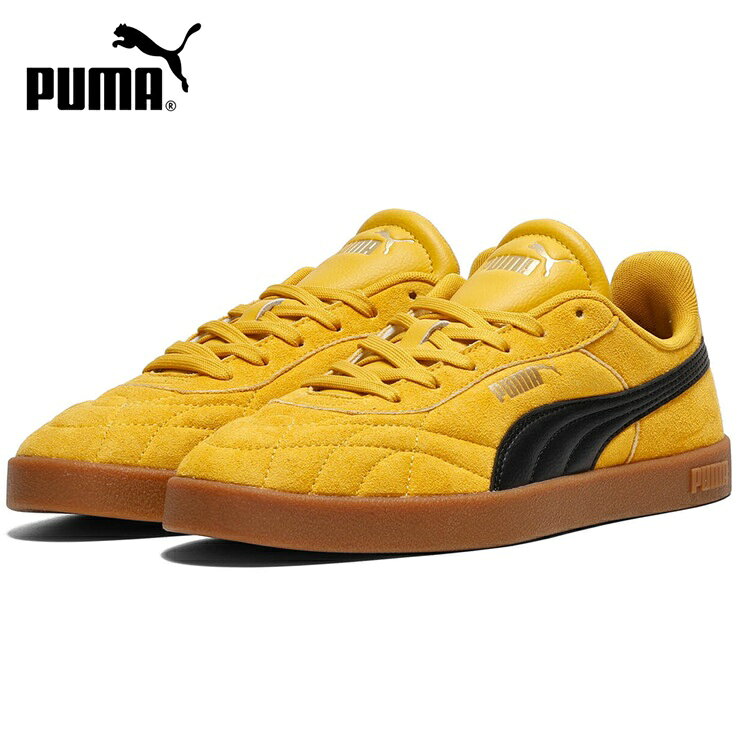 プーマ スニーカー レディース メンズユニセックス プーマ クラブ 2 インドア SD PUMA 404465-03 Dazzling Yellow-PUMA Black厚底