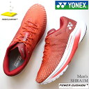 ヨネックス ランニングシューズ メンズYONEX セーフランエアラスメン SHRA1M スカーレットSAFERUN AERUS MENパワークッション 厚底ランニングシューズマラソン ジョギング トレーニング 長距離 陸上