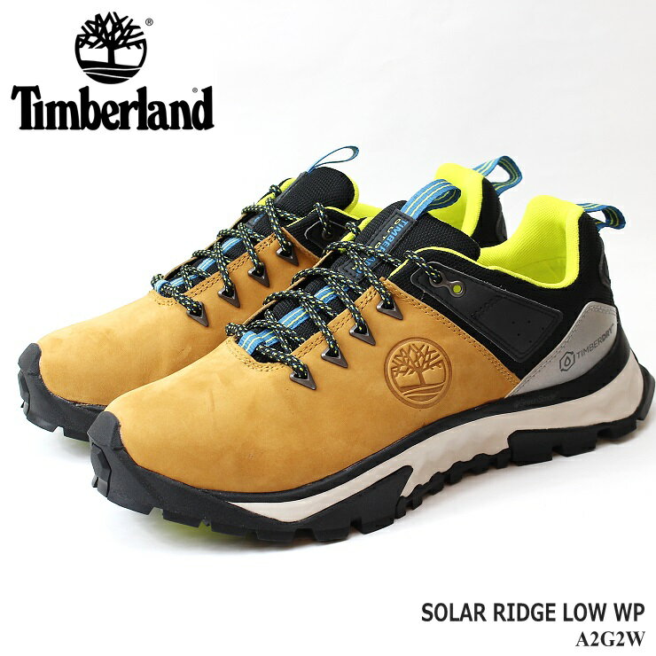 ティンバーランド スニーカーメンズ ソーラー リッジ ウォータープルーフ スニーカー ウィート A2G2WTimberland SOLAR RIDGE LOW WPアウトドア 防水スニーカー