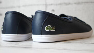 ラコステ スニーカーLACOSTE ZIANE BL 1 CFA0065-003 ネイビーラコステ 白