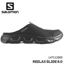 リカバリーシューズサロモン リラックス スライド 6.0SALOMON REELAX SLIDE 6.0 L47112000 BLACK/BLACK/ALLOYアウトドア シューズ クロッグ サンダル