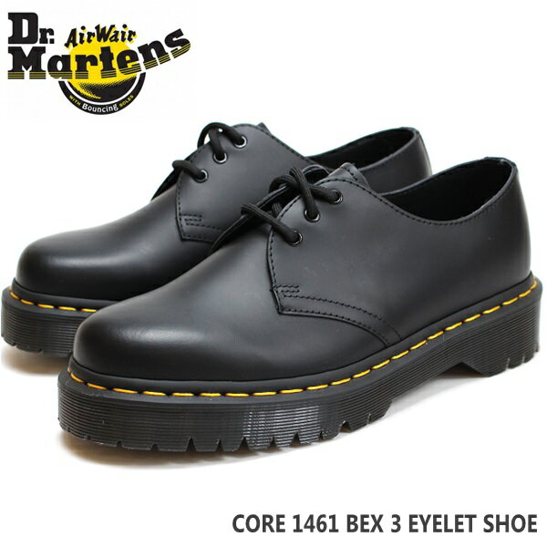 ドクターマーチン レディースドクターマーチン 1461BEX 3ホールシューズDr.Martens CORE 1461 BEX 3 EYELET SHOE 21084001 オックスフォード スリーホールシューズ