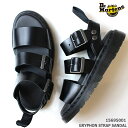 ドクターマーチン レディース サンダルドクターマーチン GRYPHON STRAP SANDAL 15695001 BLACKレディース サンダル ストラップグリフォン ストラップサンダル