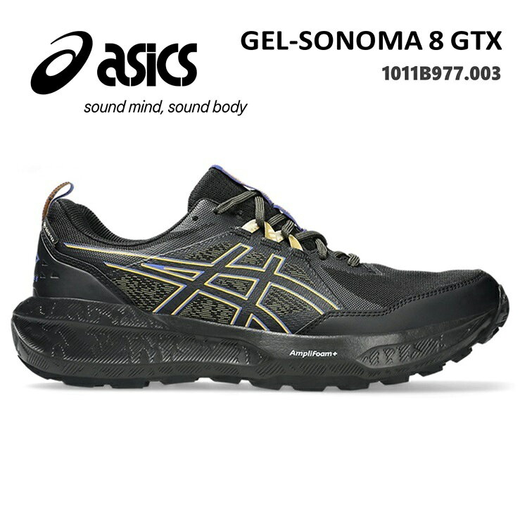 アシックス防水ランニングシューズメ...
