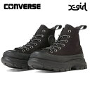 コンバース オールスター （R）X-girl トレックウエーブ HI ブラックCONVERSE ALL STAR (R) X-girl TREKWAVE HI 31308980厚底スニーカー