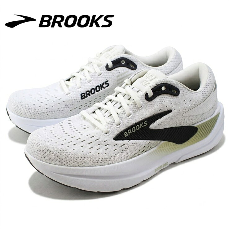 ブルックス ランニングシューズ メンズBROOKS GHOST MAX 3 BRM4643 ホワイトゴース...