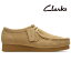 クラークス ワラビーエヴォウォータープルーフ メープルスエードClarks WallabeeEVO WP 26172818ワラビー デザートブーツ モカシン 防水