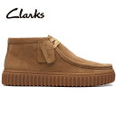 クラークス トーヒルハイ ダークサンドスエードClarks Torhill Hi 26173663ワラビー デザートブーツ モカシン