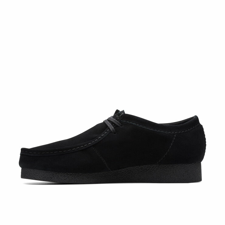 クラークス ワラビーエヴォウォータープルーフ ブラックスエードClarks WallabeeEVO WP 26177833 Black Sdeワラビー デザートブーツ モカシン 防水
