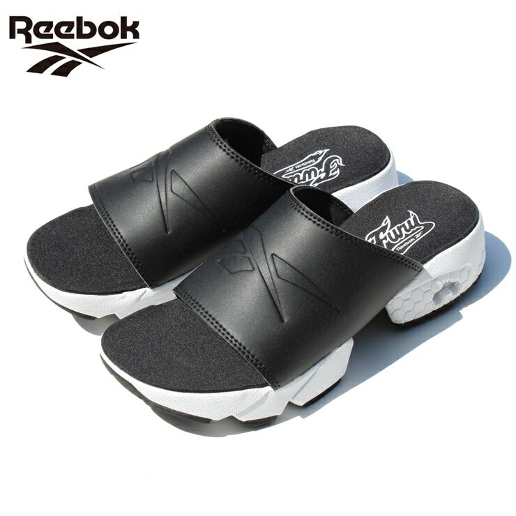 リーボック フューリースライドREEBOK FURY SLIDE CORE BLACK/FTWR WHITE 100202250リーボック サンダル シャワーサンダル 厚底サンダル