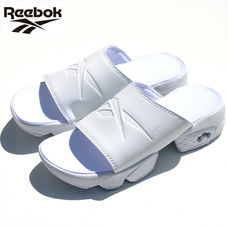 リーボック フューリースライドREEBOK FURY SLIDE FTWR WHITE/PURE GREY 100202255リーボック サンダル シャワーサンダル 厚底サンダル