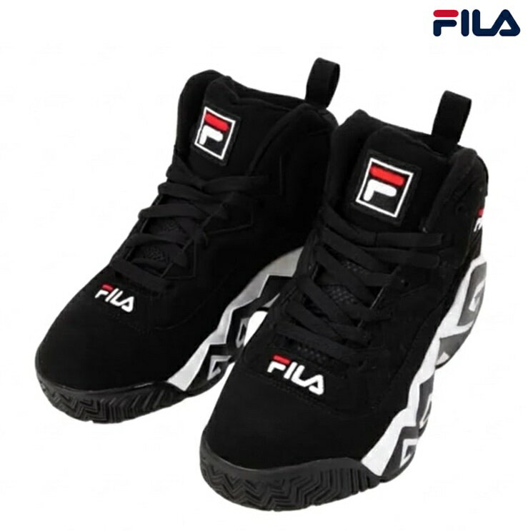 FILA MB FHE102-001 ブラックハイカット スニーカー バスケットシューズ レディース メンズ カジュアル ストリート レトロ シグネチャーモデル デイリーユース 靴