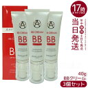 【3個セット】AMPLEUR アンプルール BBクリーム 40g 美容液成分65% 日焼け止め(SPF35 PA++) ファンデーション ビタミン a-リポ酸 ...