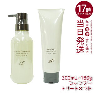 エレクトロン シンクロシャンプー ファム 300ml &トリートメント 180g 女性用 活性電子水 頭皮ケア スカルプケア