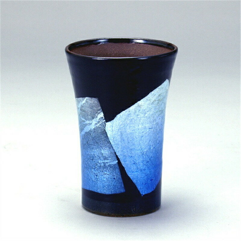 九谷焼 世界中で大人気 九谷和窯 泡がおいしい泡多長ビアカップ 銀彩青色 250cc タンブラー ビールグラス 飲みもの 飲物 ビール タンブラー ビールグラス ビアグラス ビアカップ 酒器 ビールジョッキ ビアジョッキ (竣工 永年勤続 開店祝い 知人 新築祝い 創業記念 昇進祝い)のサムネイル