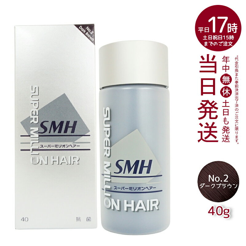 ルアン スーパーミリオンヘアー No.2 ダークブラウン 40g 薄毛隠し 白髪隠し 男性用 女性用 薄毛 白髪 頭皮 分け目 生え際 粉 透けない 男女兼用 No.1 ブラック No.2 ダークブラウン No.3 ライトブラウン No.15 ホワイト No.23 ミディアムブラウン