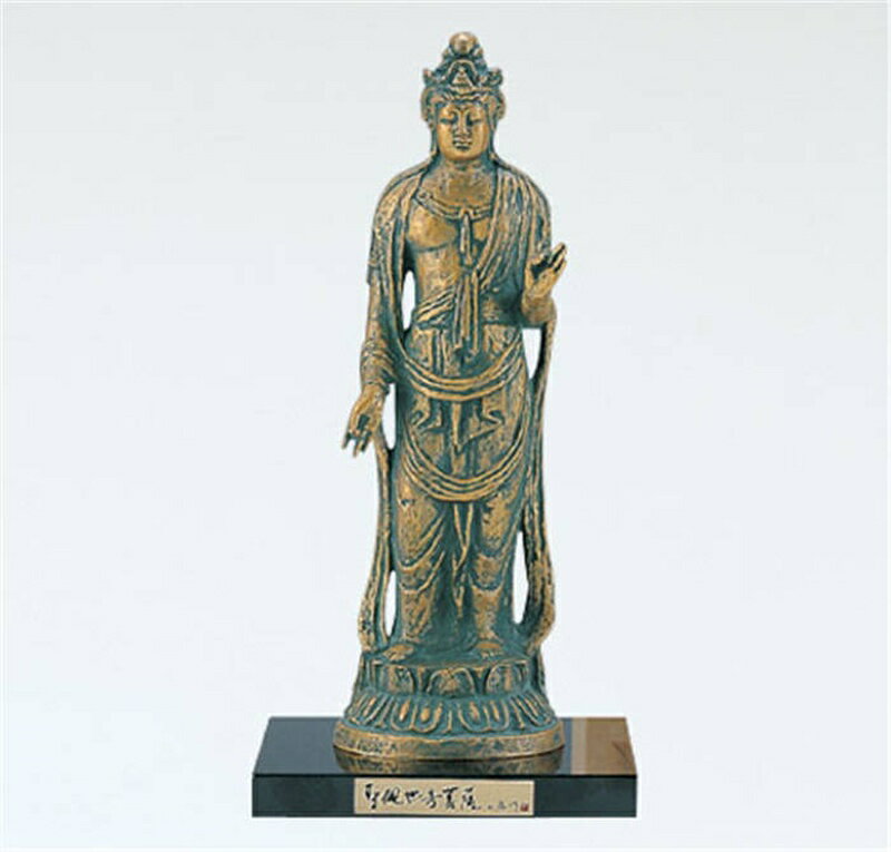 聖観音像 25cm ( 高岡銅器 竹中銅器 仏像 神仏具 開運 縁起物 魔除け 美術工芸品 工芸品 神具 仏具 ブランド おすすめ 人気 プレゼント )