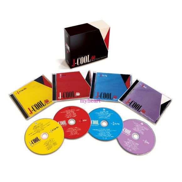 【宅配便送料込み価格】J-COOL　男性ヴォーカル・セレクション　CD-BOX　CD4枚組　表示価格は宅配便送料込み価格です