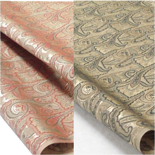 バッグ 内側用生地 ジャガード織 ペズリー柄 カラー選択 バッグ用 生地