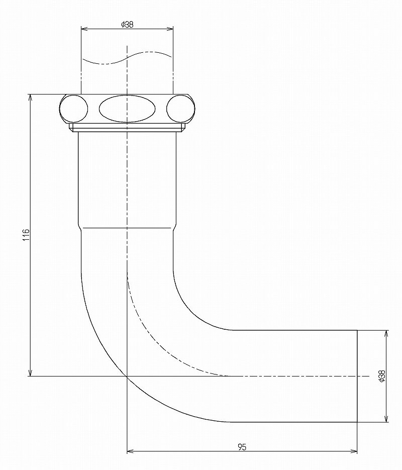 TOTO　TS171DJ用連結管部　TH507