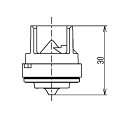 【メール便対応】TOTO TS890A型用ダイヤフラム部 TH405S