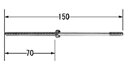 INAX ボールタップ用支持棒(ナット付) A-665(1P) メール便対応