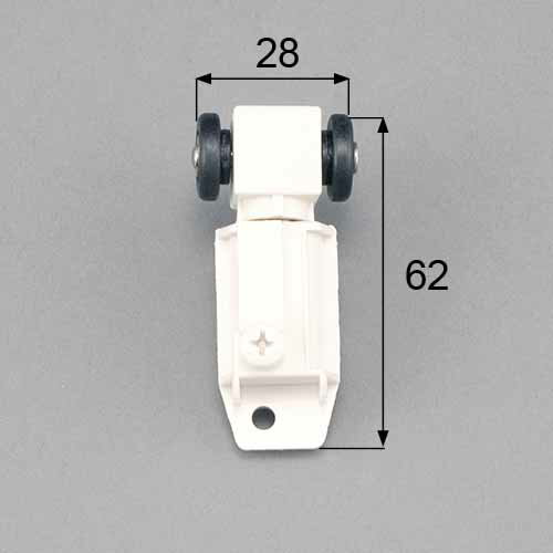 【メール便対応】トステム（LIXIL）　浴室中折ドア吊車セット（上部吊部品）右用　DCZZ328