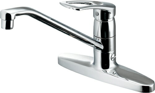 【在庫処分セール!】 カクダイ(KAKUDAI) 給湯制限シングルレバー混合栓(分水孔つき) 116-104