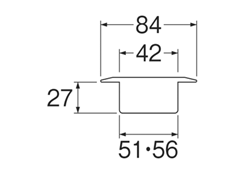 SANEI（三栄水栓）　洗濯機排水口　H565-50