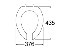 【在庫処分セール！】SANEI（三栄水栓）　前割便座用座　PW902-2