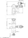 カクダイ（KAKUDAI）　ワンホール用分岐金具（MYM用セット）　789-702-MY5 2