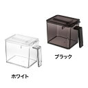 山崎実業(YAMAZAKI) 調味料ストッカー タワー L (ホワイト2869/ブラック2870)調味料入れ 塩 砂糖 調味料容器