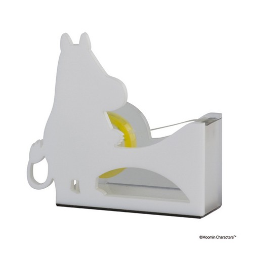 サンファーム（Sun farm） ムーミン（Moomin） シルエットテープカッター ムーミン KC-5005 送料無料 幅約2.5cm　内芯約2.5cmのテープ 小さめ W12.7×D4×H12cm