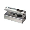 佐藤金属興業 SALUS(セイラス)マトリス トゥースケア 4521540213065 ステンレス 洗面 はみがき ハブラシ シンプル 歯ブラシスタンド 約W153×D67×H84mm