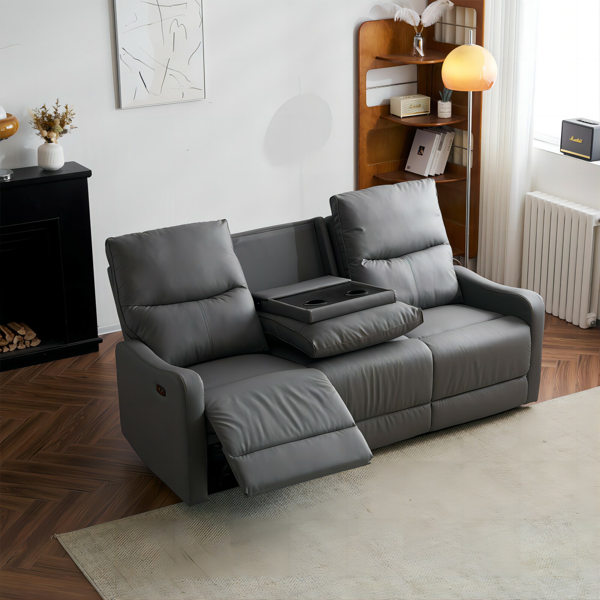 リクライニングチェア リクライニングソファ 2人掛け 3人掛け 電動 リクライニング オットマン一体型 パーソナルチェアー